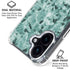 Graphite Turquoise iPhone 16 Plus Clear Case